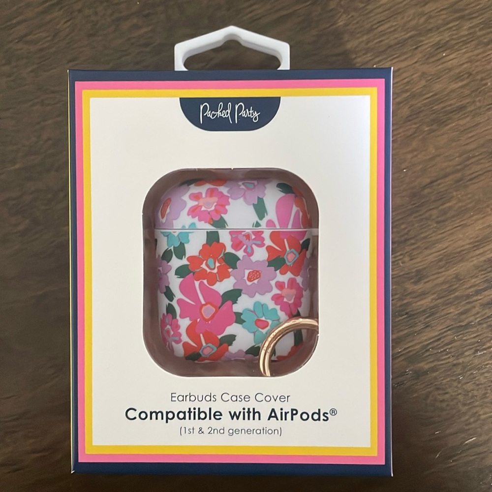 Light Floral Air Pod Case - NEW